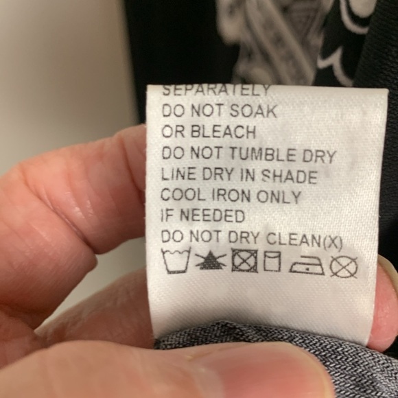 Papillon summer long, black and white racerback dress, stretchy, lightweight - Picture 7 of 11